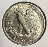 1938-D Walking Liberty Half Dollar, Circulated, (15192)