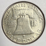 1954 Franklin Half Half Dollar, MS60+, (15196)