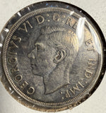 1939 Canadian Silver Dollar, AU (15220)