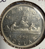 1950 Canadian Silver Dollar, MS+ (15222)