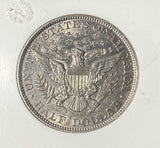1901 Barber Half Dollar, AU55 NGC  (15261)