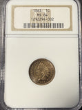 1863 Indian Head Cent, MS64 NGC, (15284)