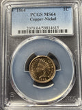 1864 CN Indian Head Cent, MS64 PCGS, (15294)