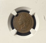 1869 Indian Head Cent, VF-35 NGC, (15310)