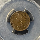 1869 Indian Head Cent, AU53 PCGS, (15312)