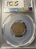 1873 Indian Head Cent, Double Liberty, VG10, PCGS, (15326)