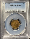 1895 Indian Head Cent, MS63RB PCGS, (15356)