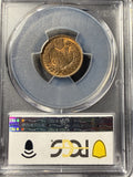 1895 Indian Head Cent, MS63RB PCGS, (15356)