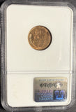 1915-D Lincoln Wheat Cent, MS65RD NGC. (15388)
