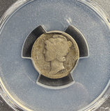 1916-D Mercury Dime, Key Date, AG03 PCGS (15421)