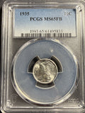 1935 Mercury Dime, MS65FB PCGS (15425)