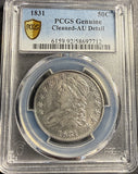 1831 Capped Bust Half, AU Details, PCGS (15439)
