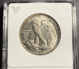 1917-D REV Walking Liberty Half Dollar, MS61 ANACS (15459)