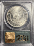 1889-S Morgan Silver Dollar, MS63 PCGS OGH, (15483)