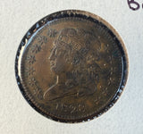 1828 Classic Head Half Cent, M.S. Bn, (15513)