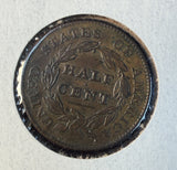 1828 Classic Head Half Cent, M.S. Bn, (15513)