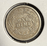 1901-0 Barber Dime, MS60+, (15653)