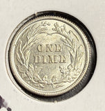 1901 Barber Dime, MS60+, (15657)