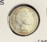 1899-S Barber Dime, MS60+, (15661)