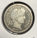 1897-O Barber Dime, Circulated, (15665)