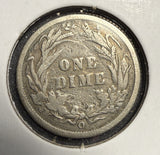 1897-O Barber Dime, Circulated, (15665)