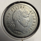 1902-O Barber Dime, Circulated, (15669)