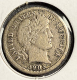 1905-O Barber Dime, XF (15686)