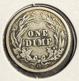 1907-O Barber Dime, XF+ (15702)