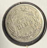 1909-O Barber Dime, Circulated. (15708)