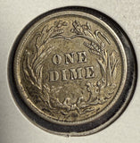 1911 Barber Dime, Circulated. (15712)