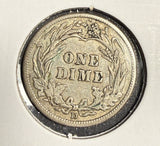 1911-D Barber Dime, Circulated. (15714)