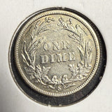 1914-S Barber Dime, MS60+. (15726)