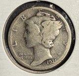 1921-D Mercury Head Dime, Good. (15740)