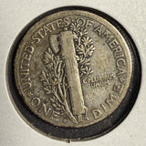 1921-D Mercury Head Dime, F/VF. (15742)