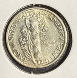 1926-D Mercury Head Dime, MS60+ FSB. (15744)