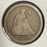 1875-S Twenty Cent, VG (15754)