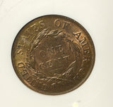 1818 Large Cent, MS62RB ANACS (15774)