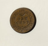 1872 Indian Head Cent, AU55BN NGC, (15796)