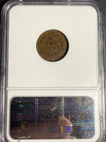 1872 Indian Head Cent, AU55BN NGC, (15796)