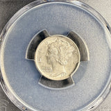 1921 Mercury Head Dime, AU53 PCGS GS (15856) Key Date