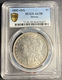1882 O/S Morgan Silver Dollar, AU58 PCGS GS (15880)