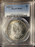 1890-CC Morgan Silver Dollar, MS62 PCGS. (15906)