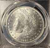 1891-CC Morgan Silver Dollar, MS63 PCGS. (15908)