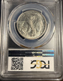 1927-S Walking Liberty Half Dollar, MS64 PCGS  (15959)