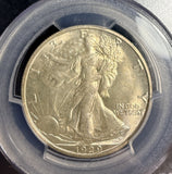 1929-S Walking Liberty Half Dollar, MS65 PCGS (15966)