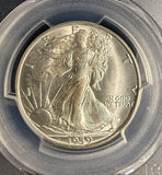 1939-D Walking Liberty Half Dollar, MS66 PCGS GS, (15988)