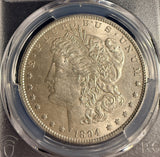1894 Morgan Silver Dollar, AU58, PCGS GS (16001) Key Date