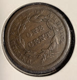 1840 SD Braided Hair Large Cent, XF. (16101)