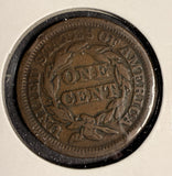 1849 Braided Hair Large Cent, VF. (16105)