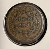 1851 Braided Hair Large Cent, VF. (16113)